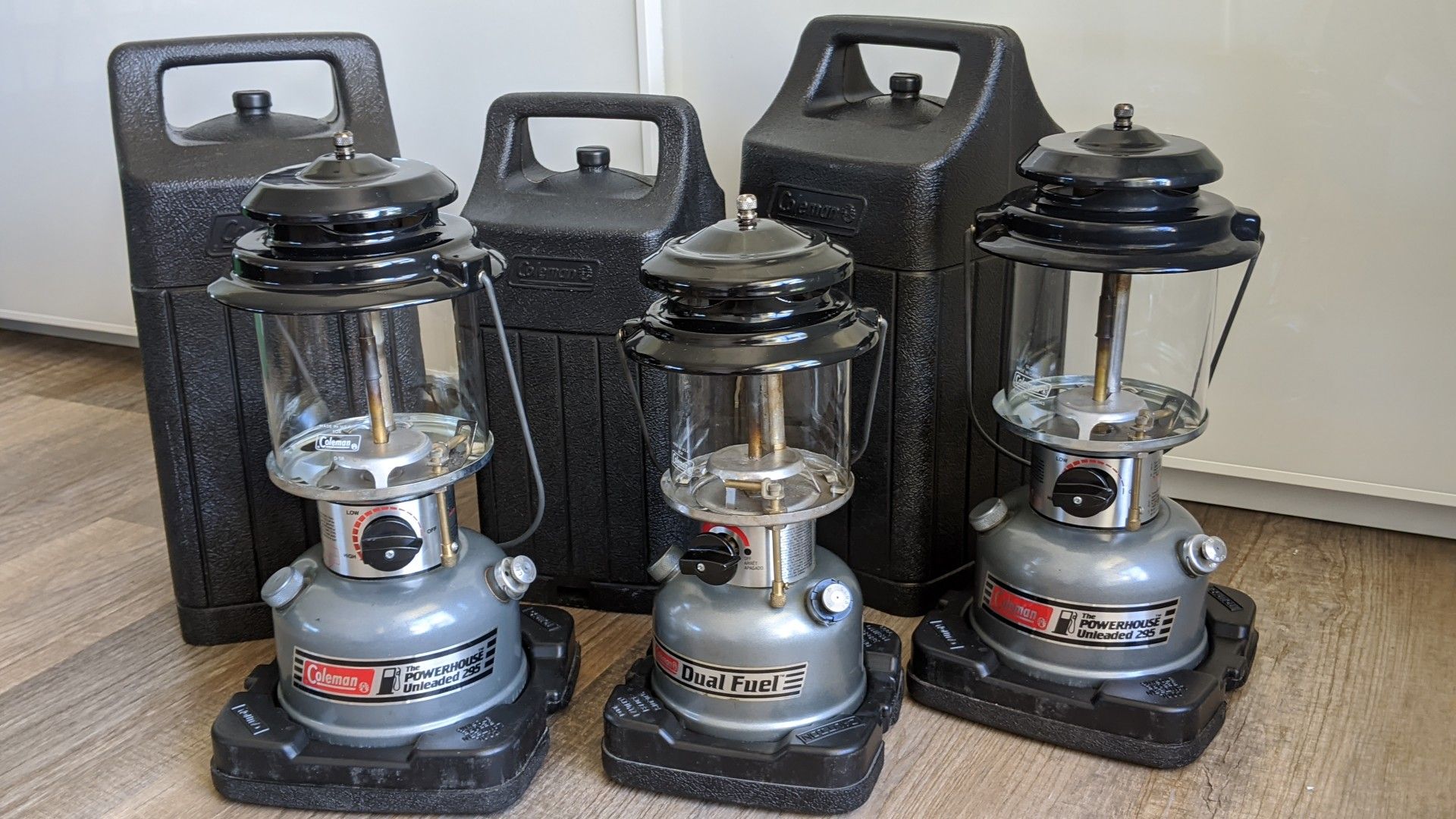 Coleman Dual Fuel 285700T / Coleman Powerhouse Unleaded 295 (2mantle