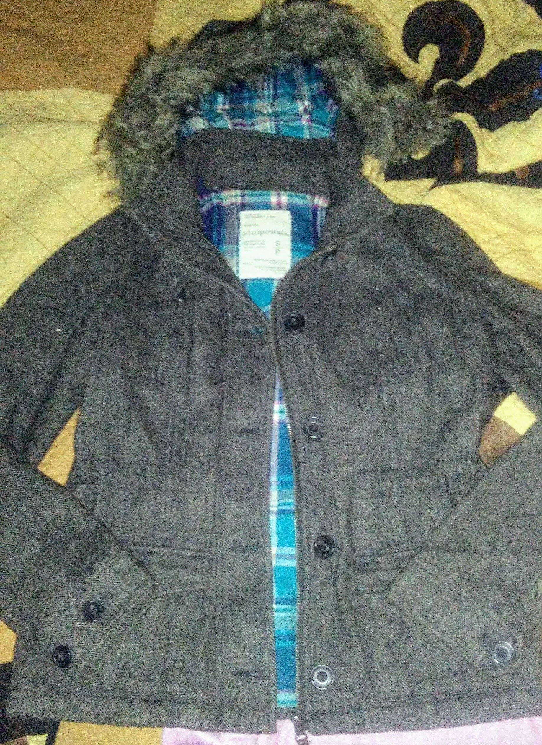 Aeropostale Hoodie Coat/Hood Comes Off Size S/M