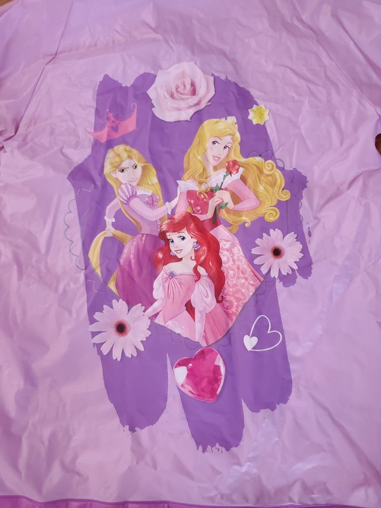 DISNEY PRINCESS PURPLE & PINK RAINCOAT!