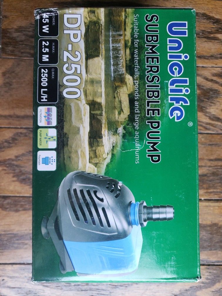 Uniclife (650) GPH Submersible/Inline Water Pump for Pond Pool Fountain Aquarium Fish Tank