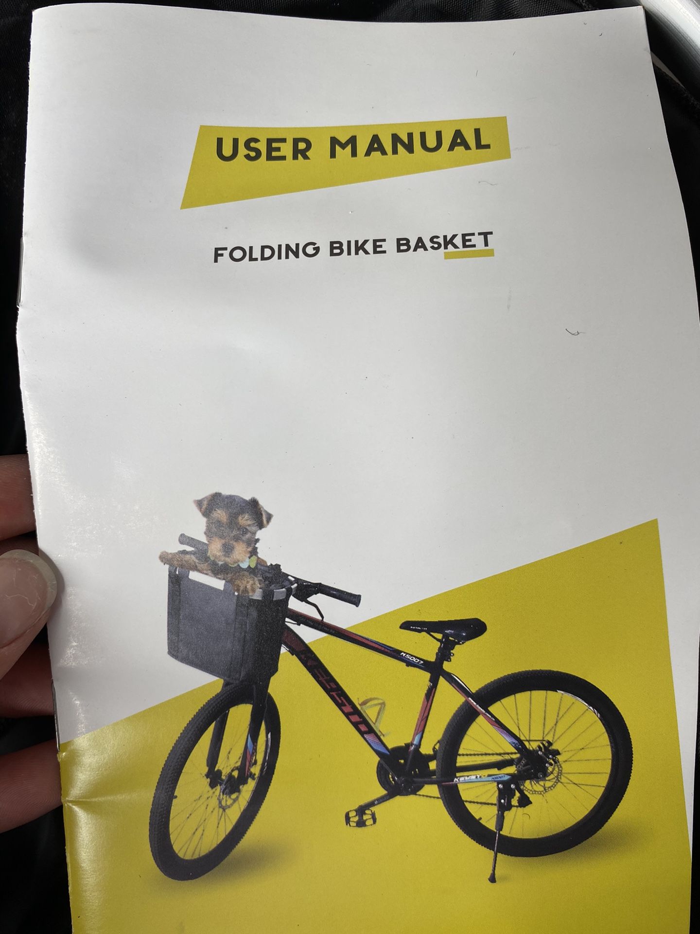 Bike basket for dogs