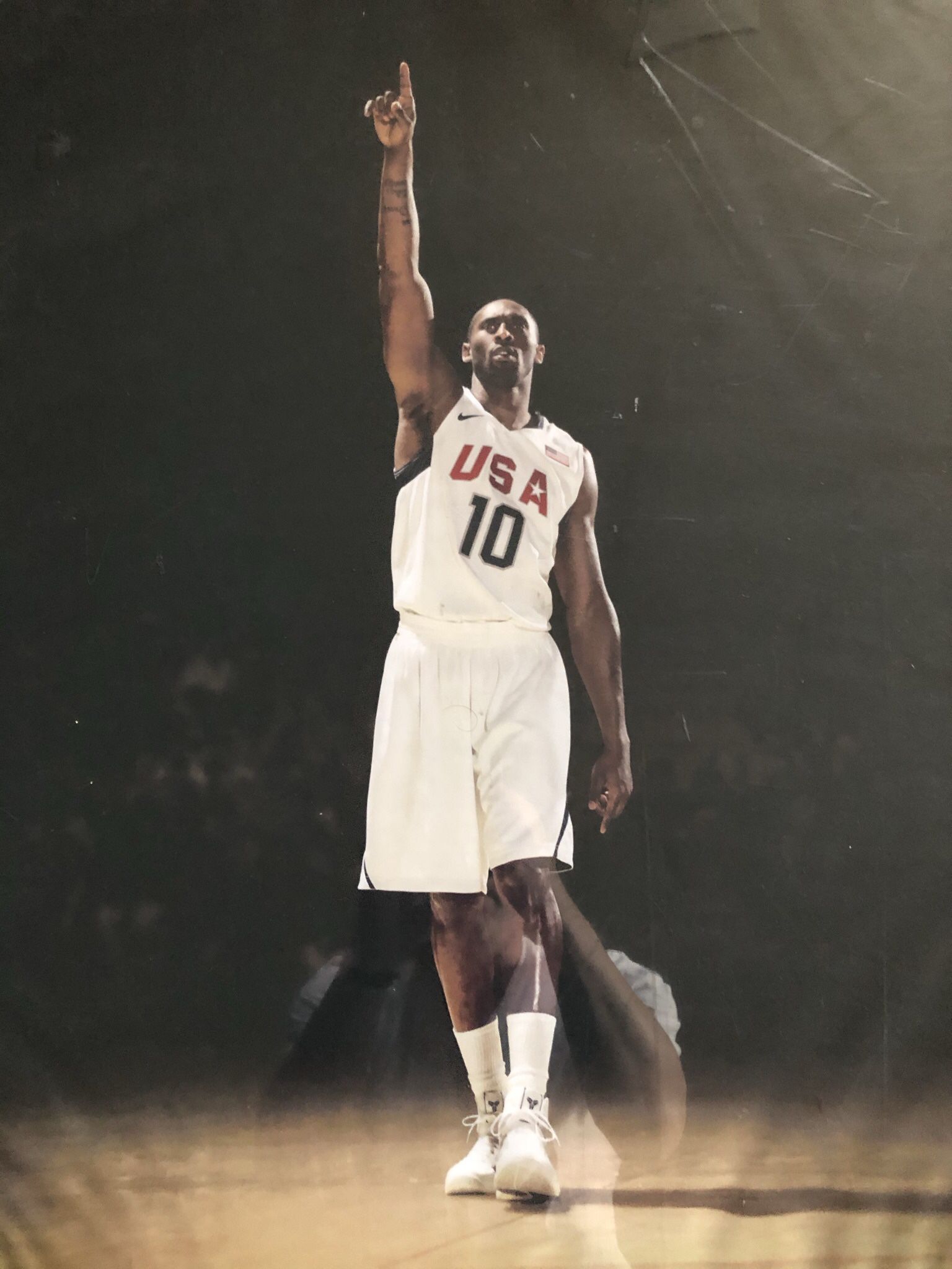 RARE Kobe Bryant USA Canvas with Slam Magazine