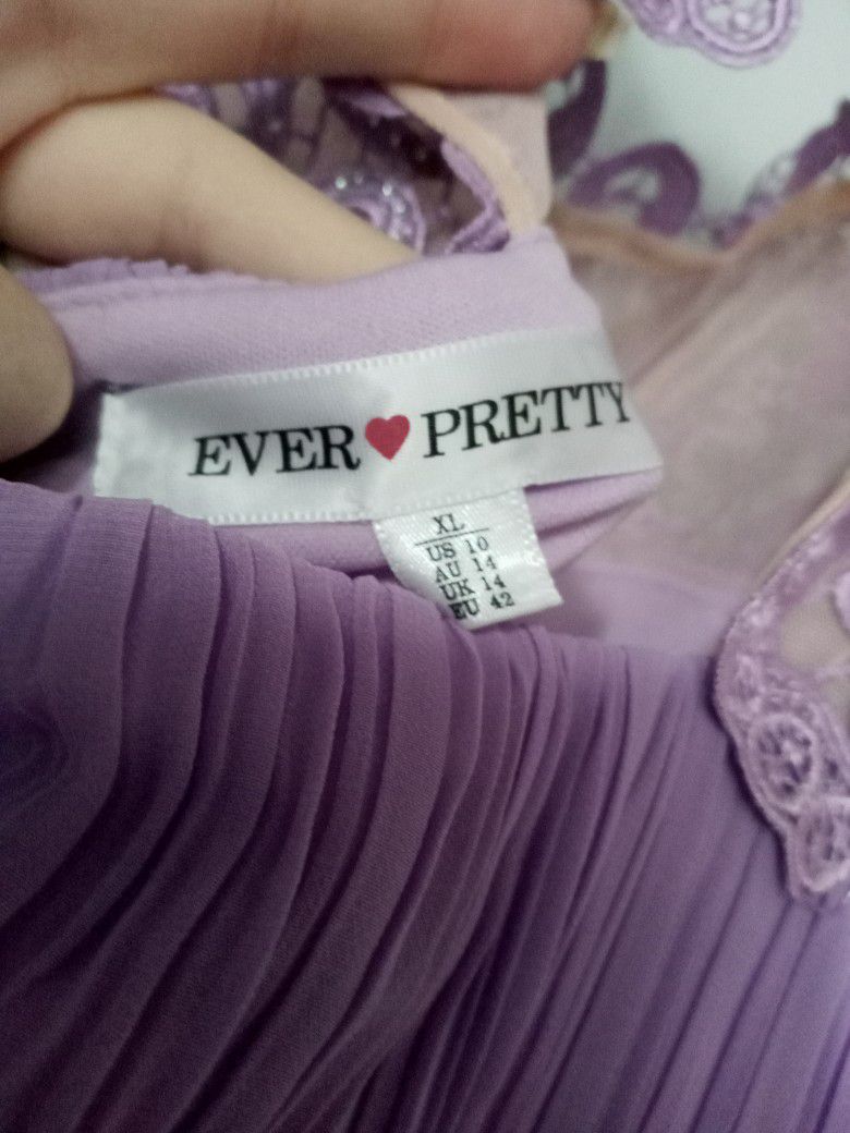 Purple Bridesmaid dress XL