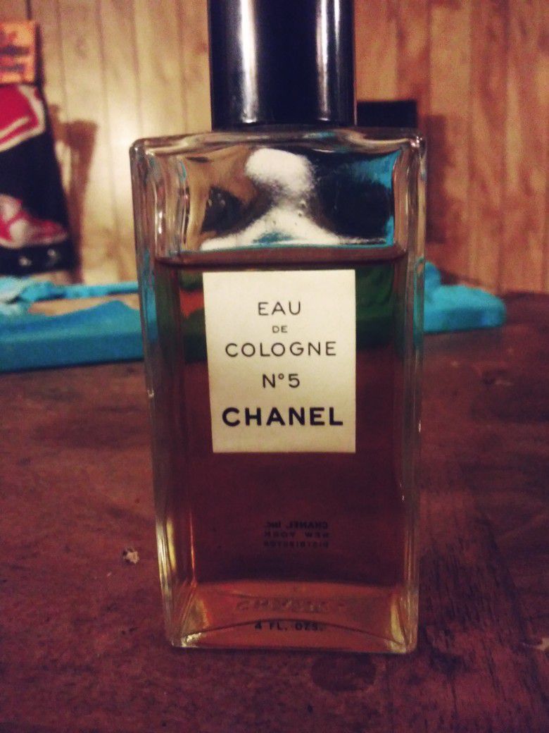 Vintage (Discontinued?) 4oz Chanel No. 5 Eau De Cologne Barely Used 