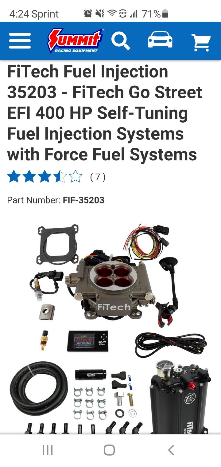 FiTech 400hp Fuel Injection Self Tuning System
