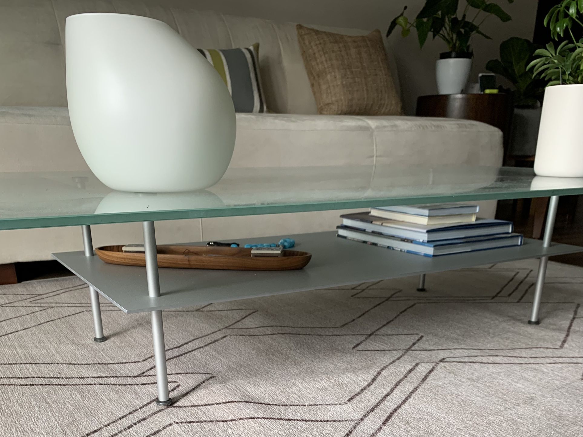 Ligne Roset Cailleres Glass Coffee Table