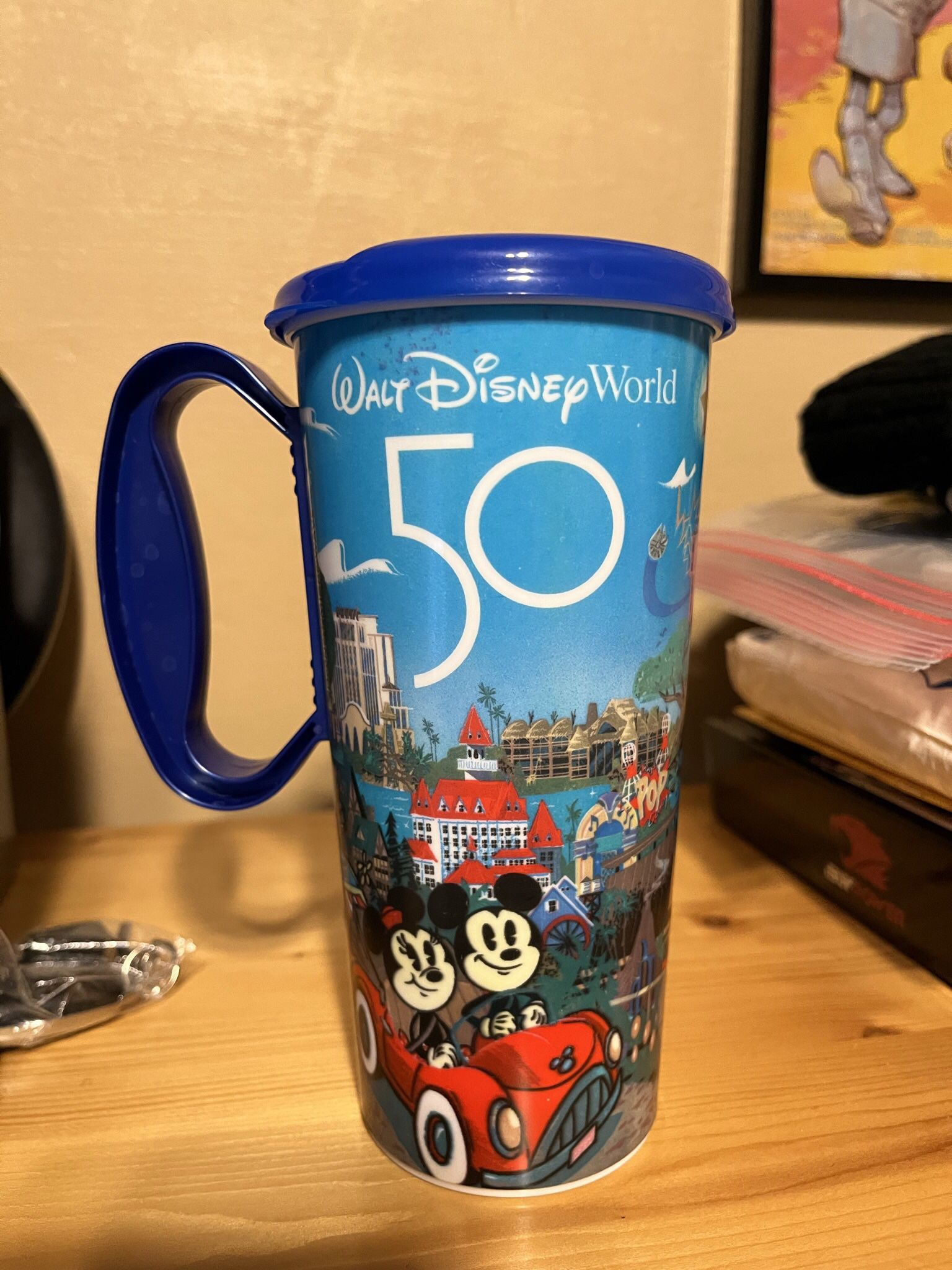 Disney 50th Anniversary Resort Refillable Mug 16 OZ