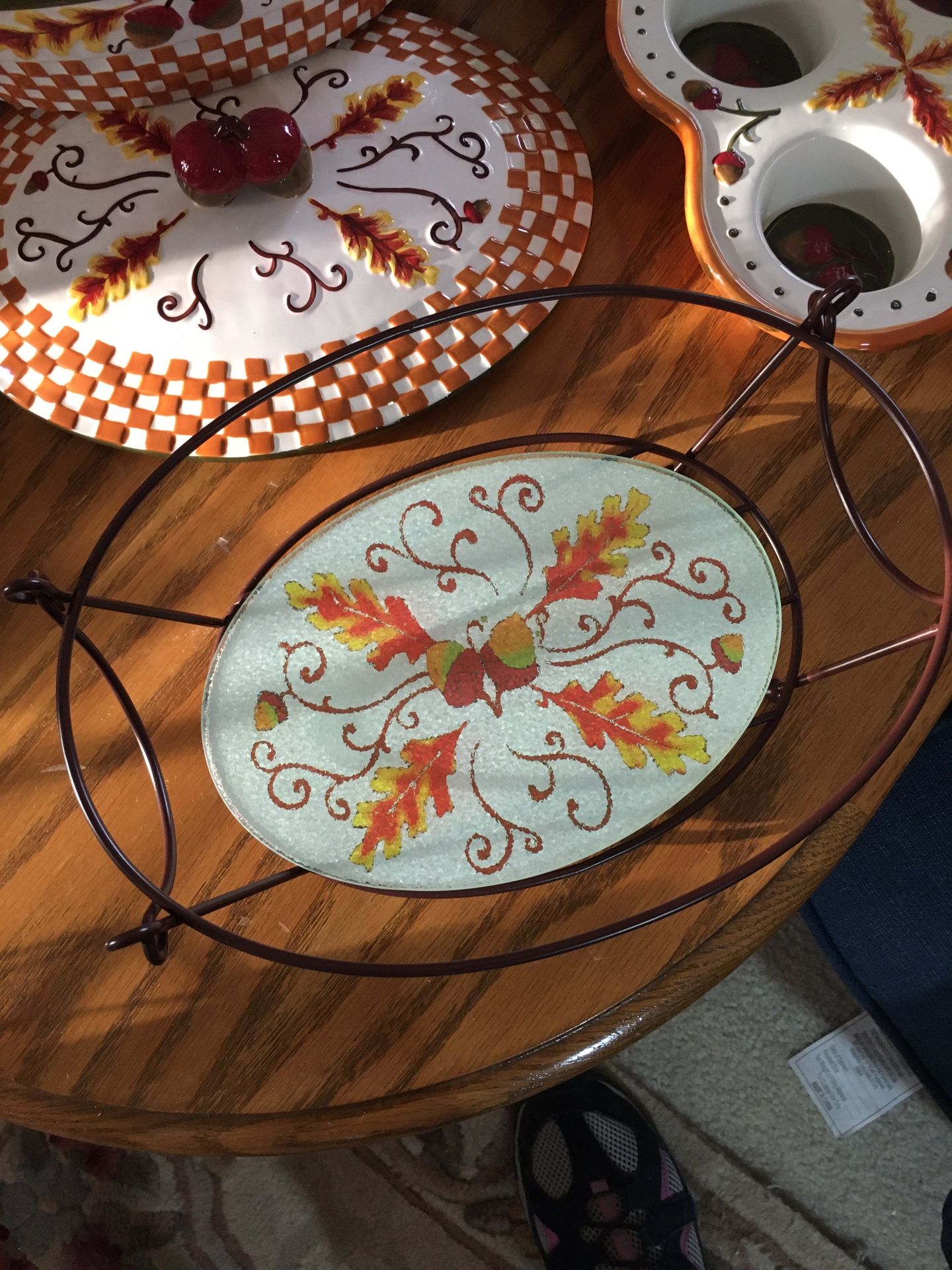 Temptations Fall Harvest Oval Baker & Muffin Pan