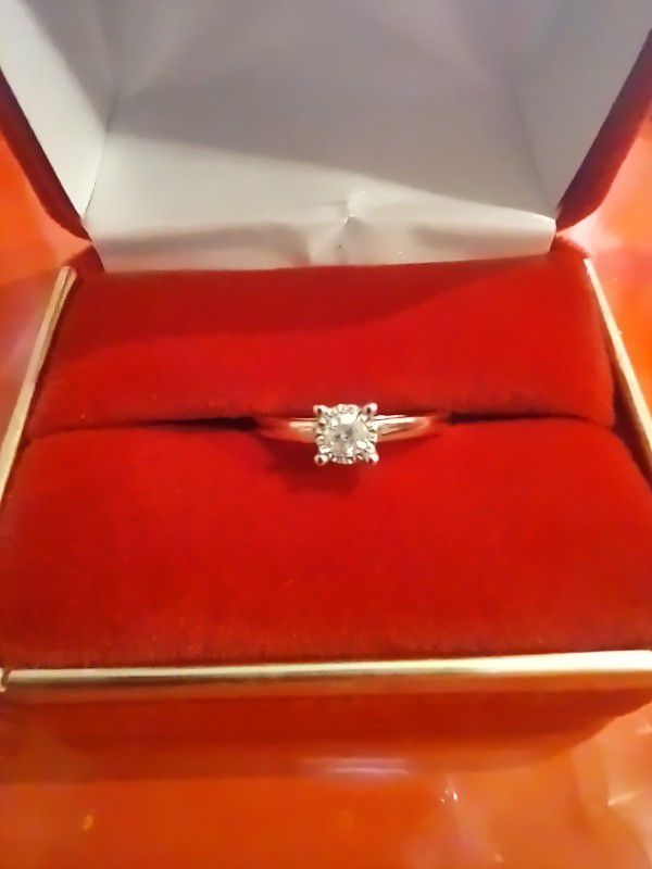 I Have A 14 Kt. Gold Diamond Engagement Ring