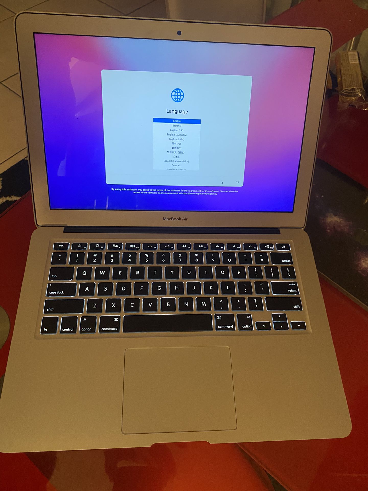 how to factory reset macbook air 2017