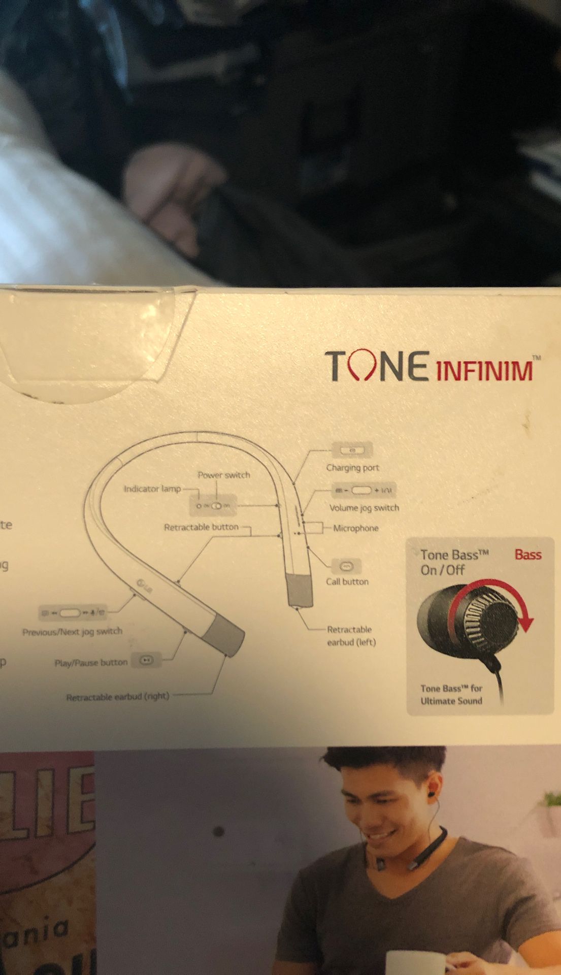 Bluetooth Headphones LG Tone Infinim