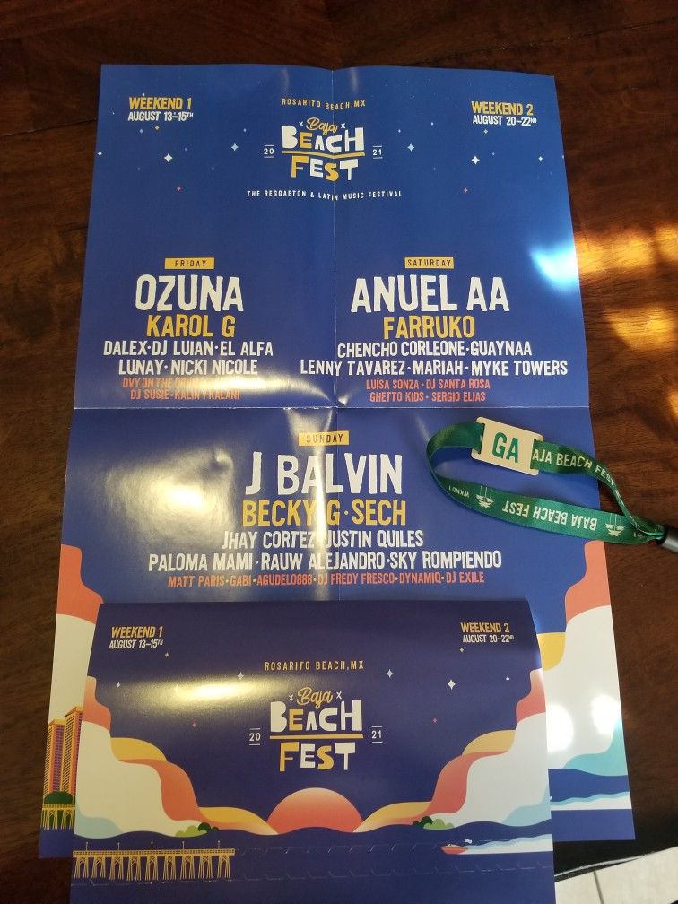 BAJA BEACH FEST 2021 WEEK 1 AUGUST13-15 GENERAL