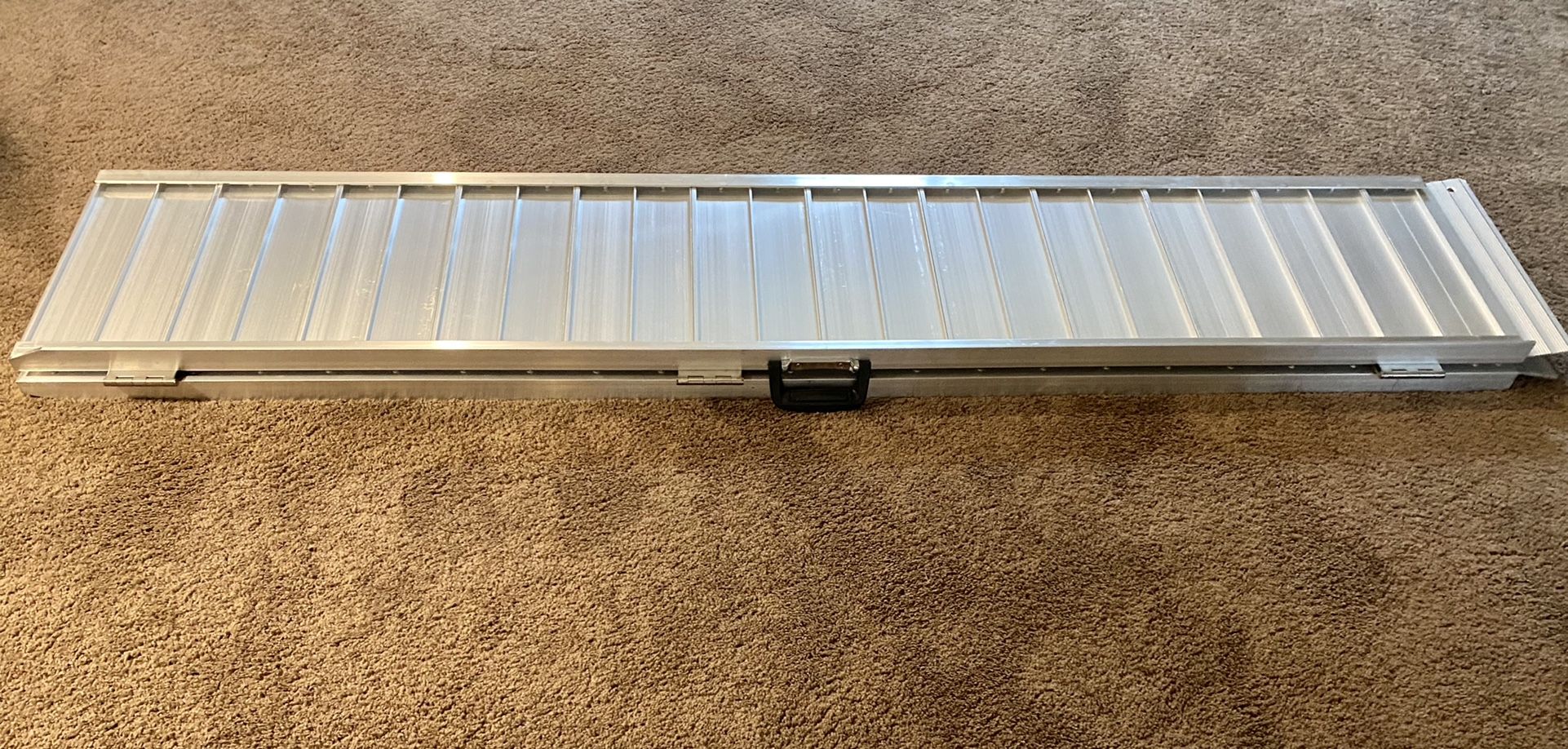 6’ L Silver Spring Aluminum Single - Fold Wheelchair Ramp - 600 lb. Capacity