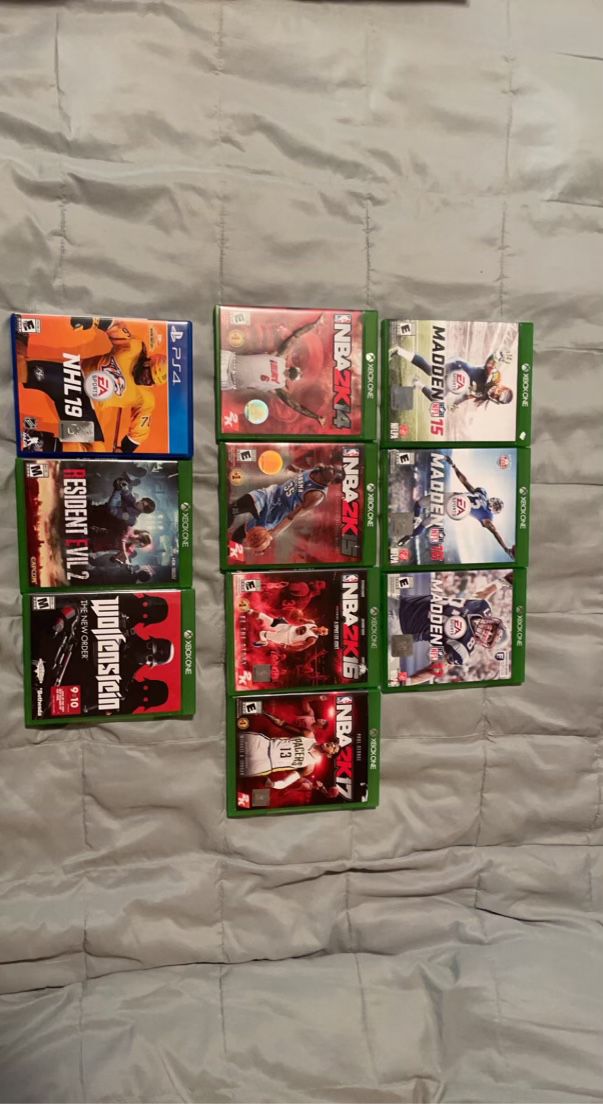 Xbox one Assorted Games PS4 One NHL Game 