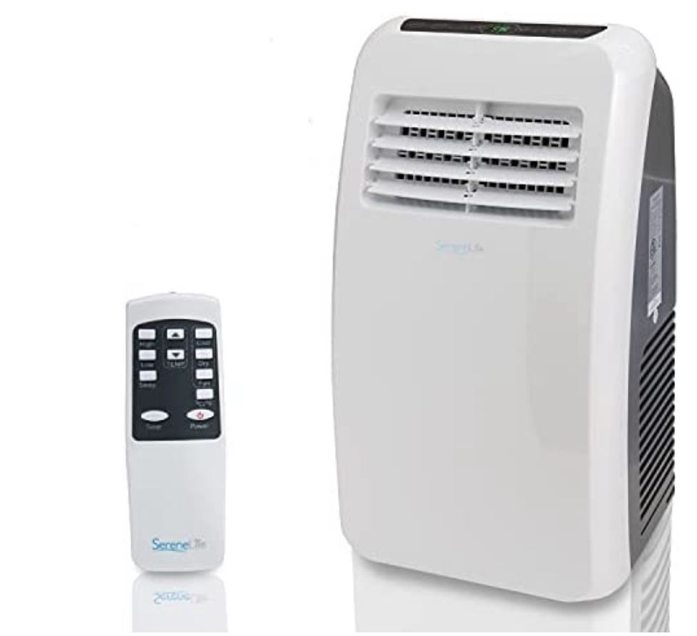 SereneLife SLPAC8 Powerful Portable Room Air Conditioner, Compact Home A/C Cooling Unit