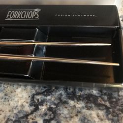Forkchops Chopsticks -  Knife & Fork In 1 , Nice Set Thumbnail