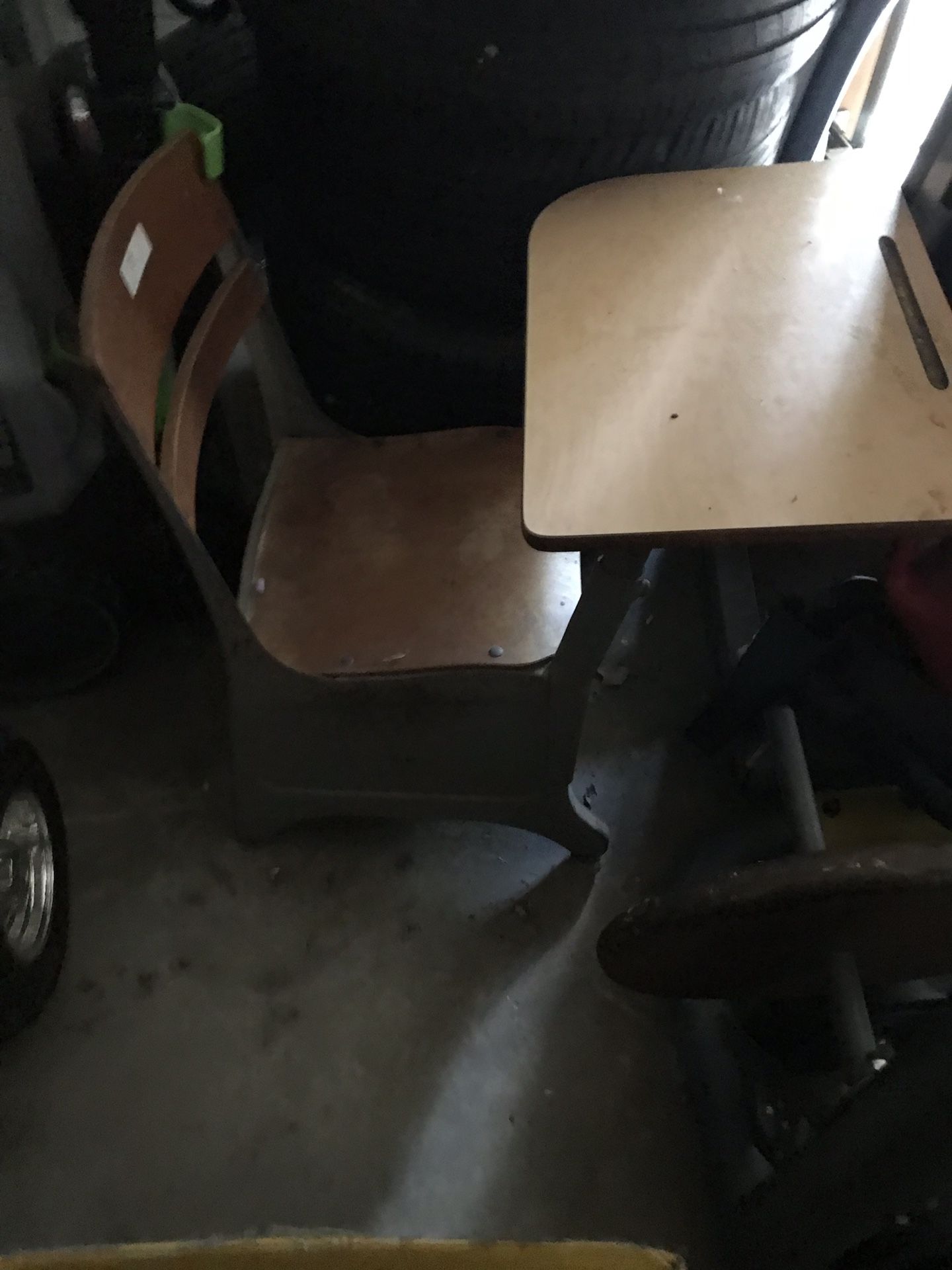 Old school desk
