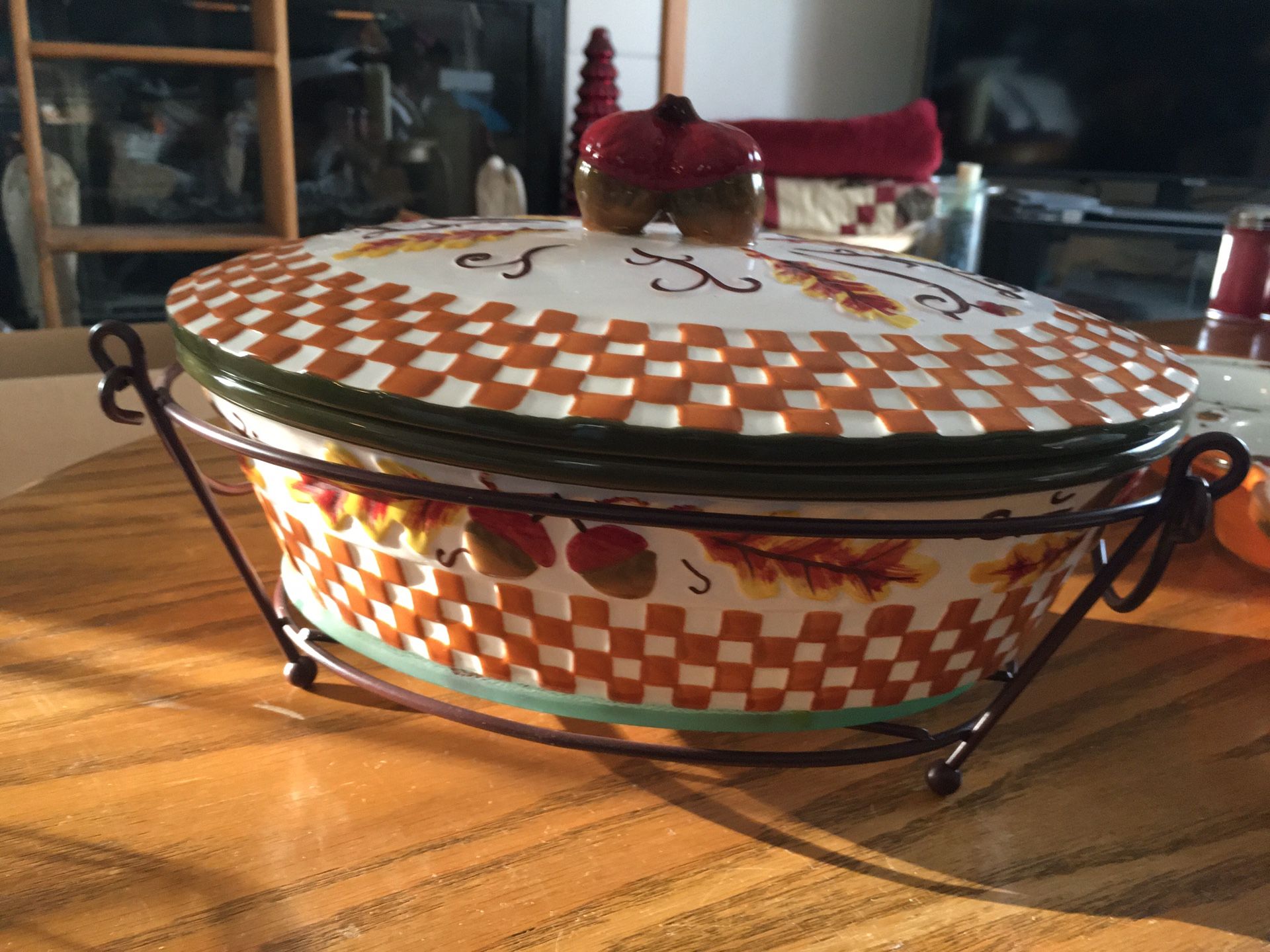 Temptations Fall Harvest Oval Baker & Muffin Pan