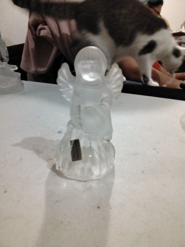 Lead Crystal Angel Bell