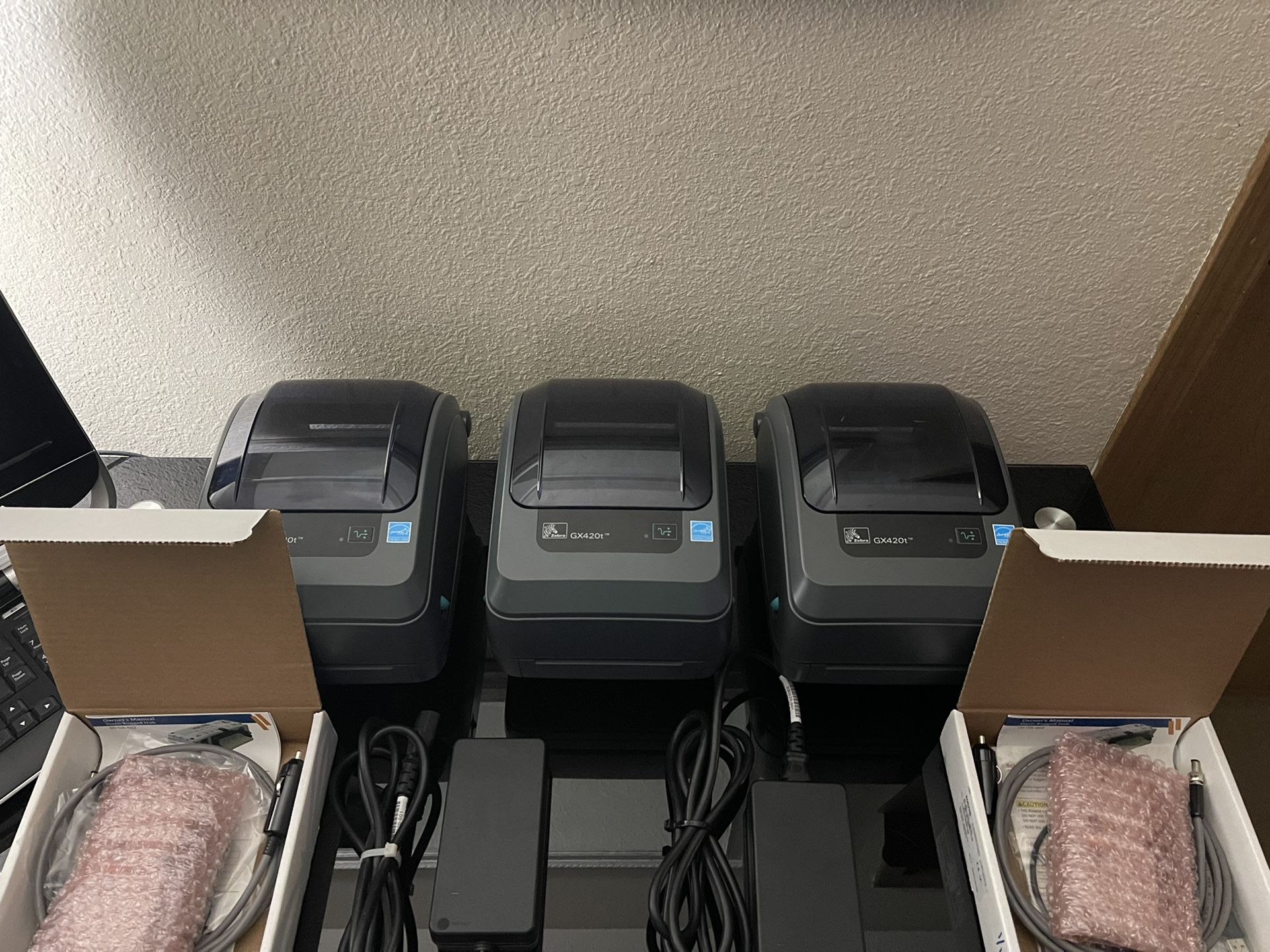 3 Zebra Label Printer