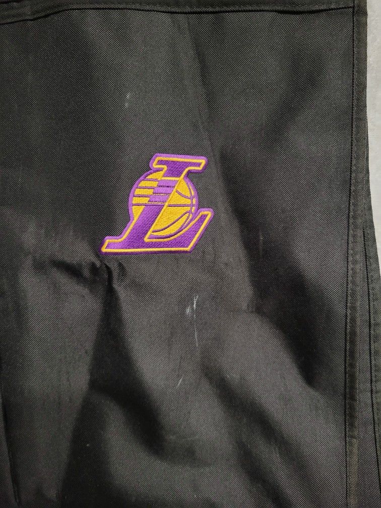 Wally Bags Travel Garment Bag with Pockets Black 52" Embroidered Lakers Logo