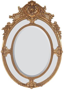 World Of Decor Gold Mistress Oval Mirror 36X68 Specialty Used To Stage Model Home Ornate Beveled Excellent Mint Condition Used To Stage A Model H Thumbnail