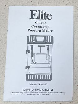 Elite Tabletop Mini Popcorn Machine Thumbnail