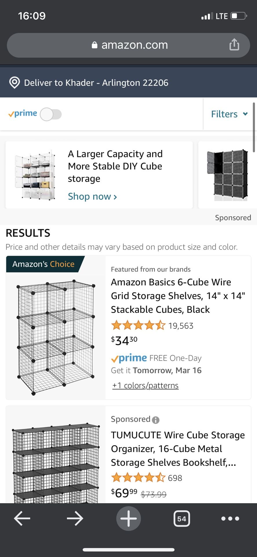 Cube Storage Slabs