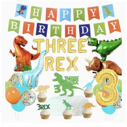 Three Rex Balloons  Thumbnail