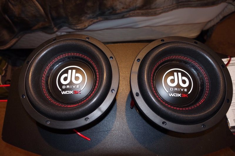 DB Drive WDX8 3K WDX 3K Series Competition Subwoofer 8", 1,200 Watts