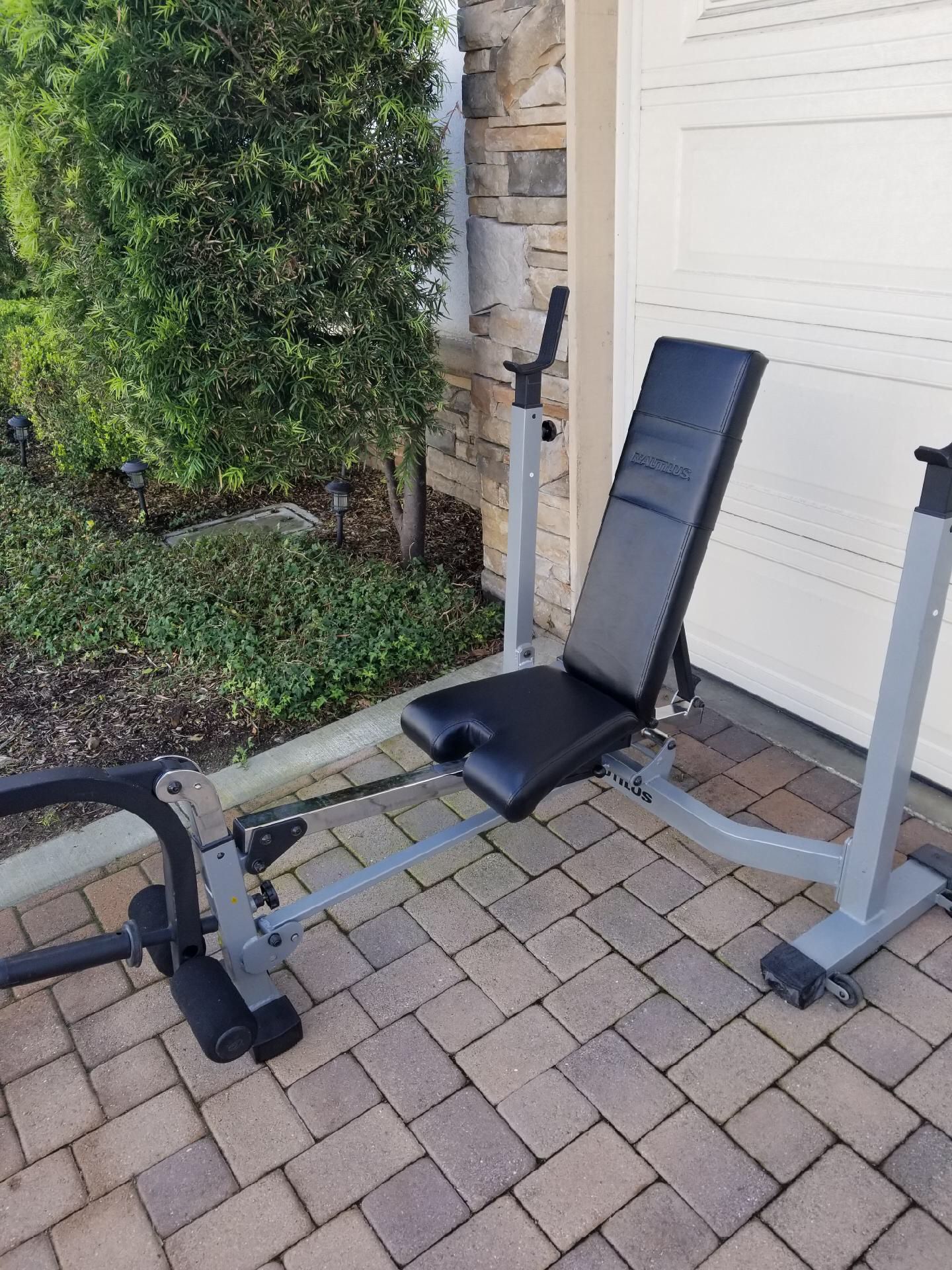 Nautilus NT 1430 fold up Olympic weight bench for Sale in Wilmington ...