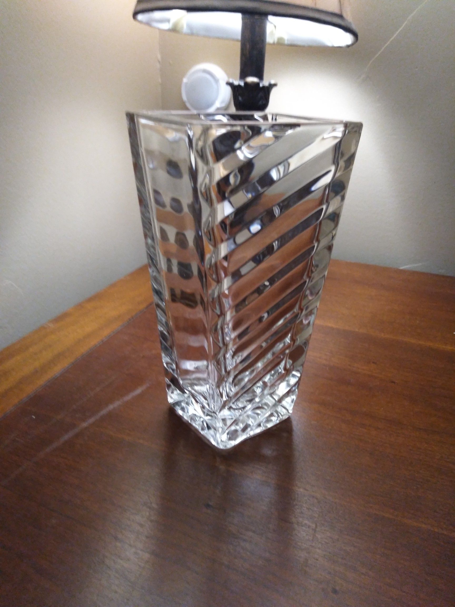 Crystal vase