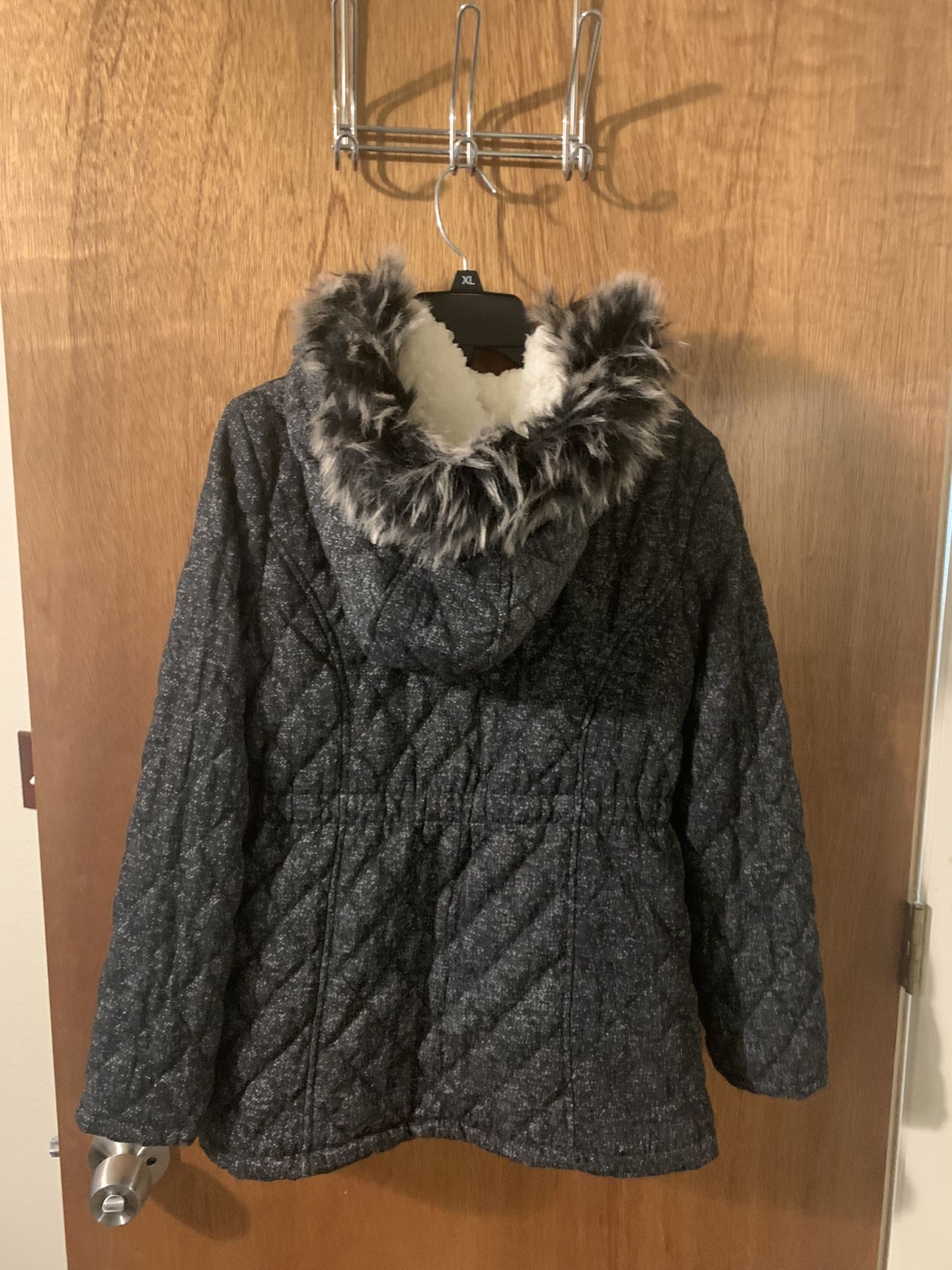 Girls Winter Coat W/Sherpa Lining and Hood