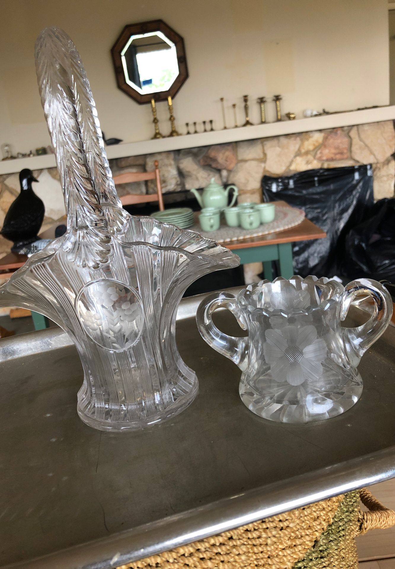 Glass basket