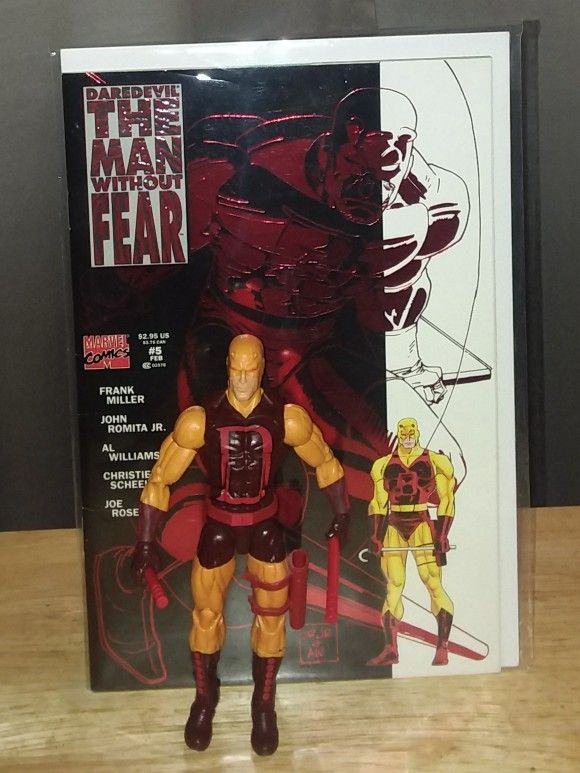 Daredevil Figure & Comic Book