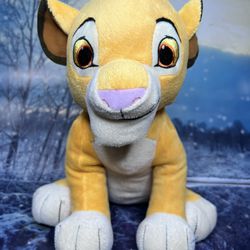 Disney Lion King Young Simba 16” plush toy stuffed  Thumbnail