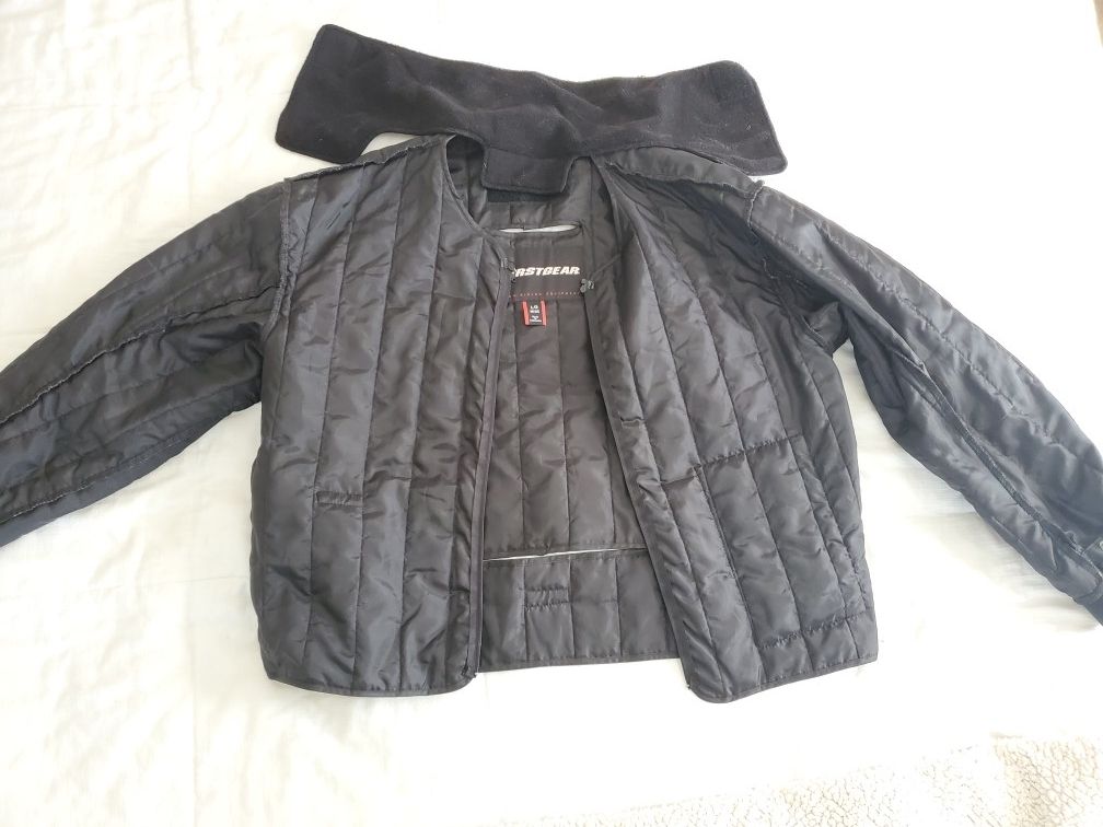 Large Men's First Gear Motorcycle Jacket w/liner