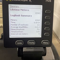 BLACK CONCEPT 2 ROWERG ROWER - PM5 Thumbnail