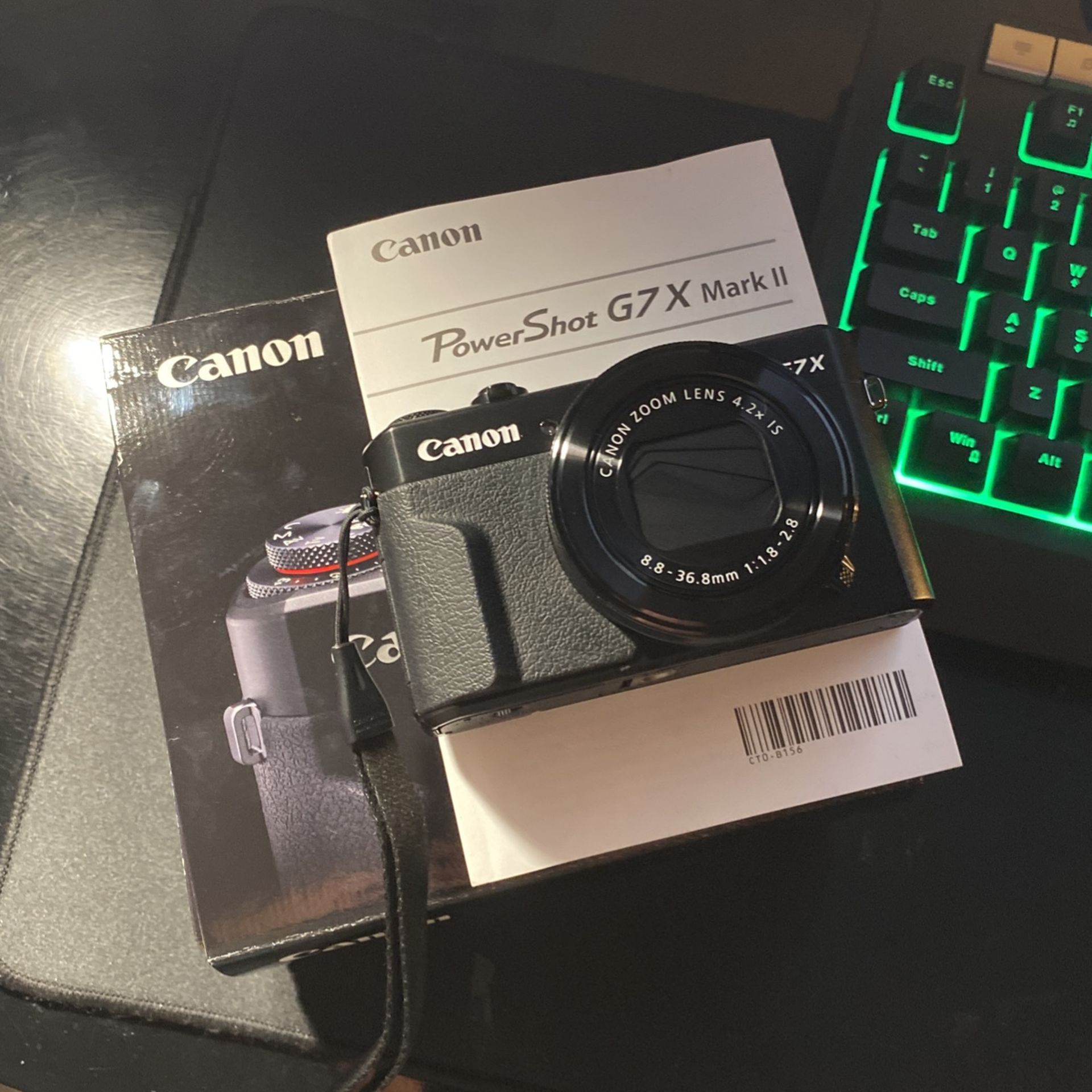 Canon Power Shot Digital Camera (G7 X Mark II)