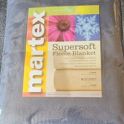 MARTEX SUPERSOFT FLEECE BLANKET - BRAND NEW Thumbnail
