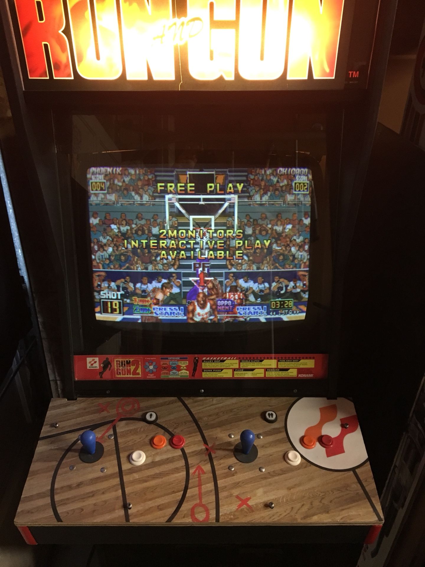 Run And Gun Basketball Arcade Machine For Sale In Hampton Va Offerup