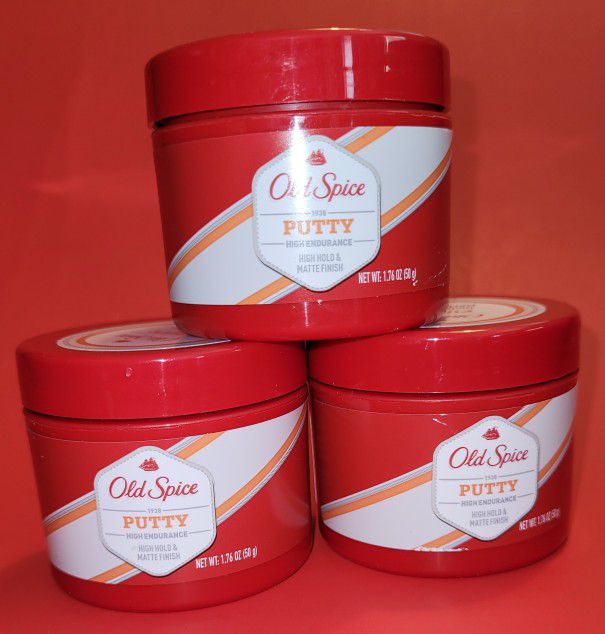 3 Jars-Hair Putty-Old Spice