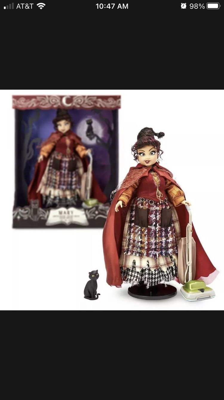 Mary Sanderson Hocus Pocus Dolls