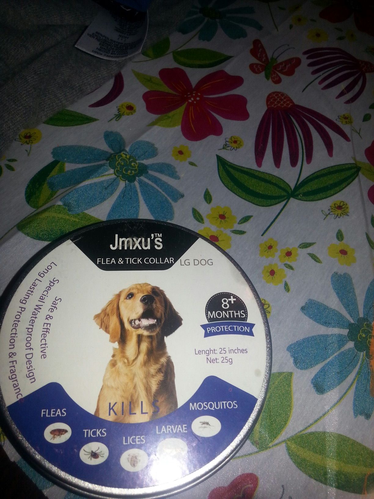 Dog collar 8 month protection