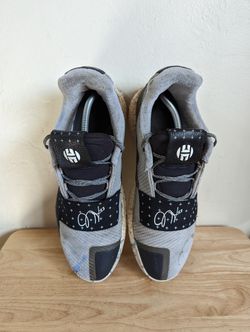 Adidas Harden Vol. 3 Supernova Grey Black White Sneakers AQ0035 Men's Size 12 Thumbnail