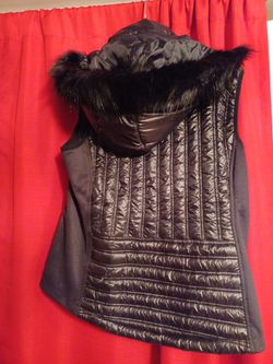 Michael Kors Mk Fur Vest Size M New  Thumbnail