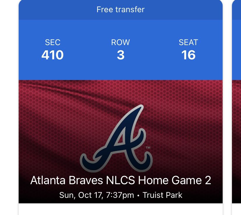GAME 2 NLCS TICKETS TONIGHT!!