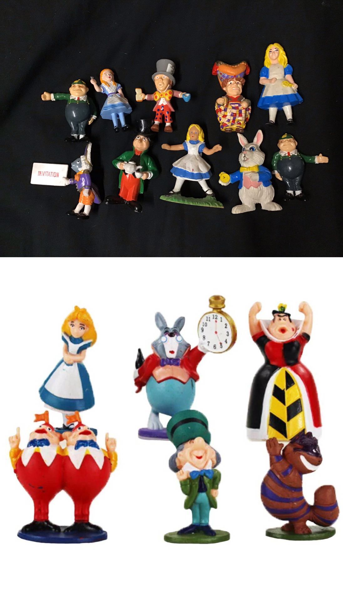 Alice In Wonderland Vintage Figurines Yarto Trade HG Toys Disney