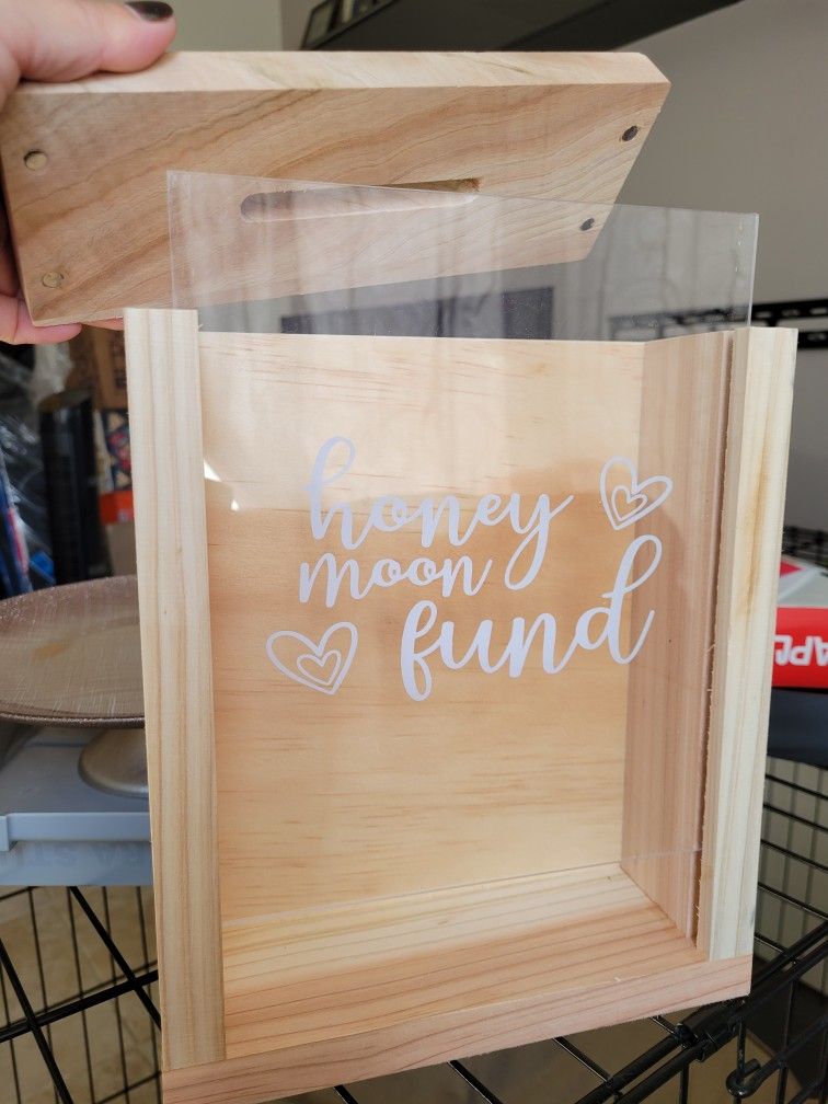 Honeymoon Fund Box Wedding decor