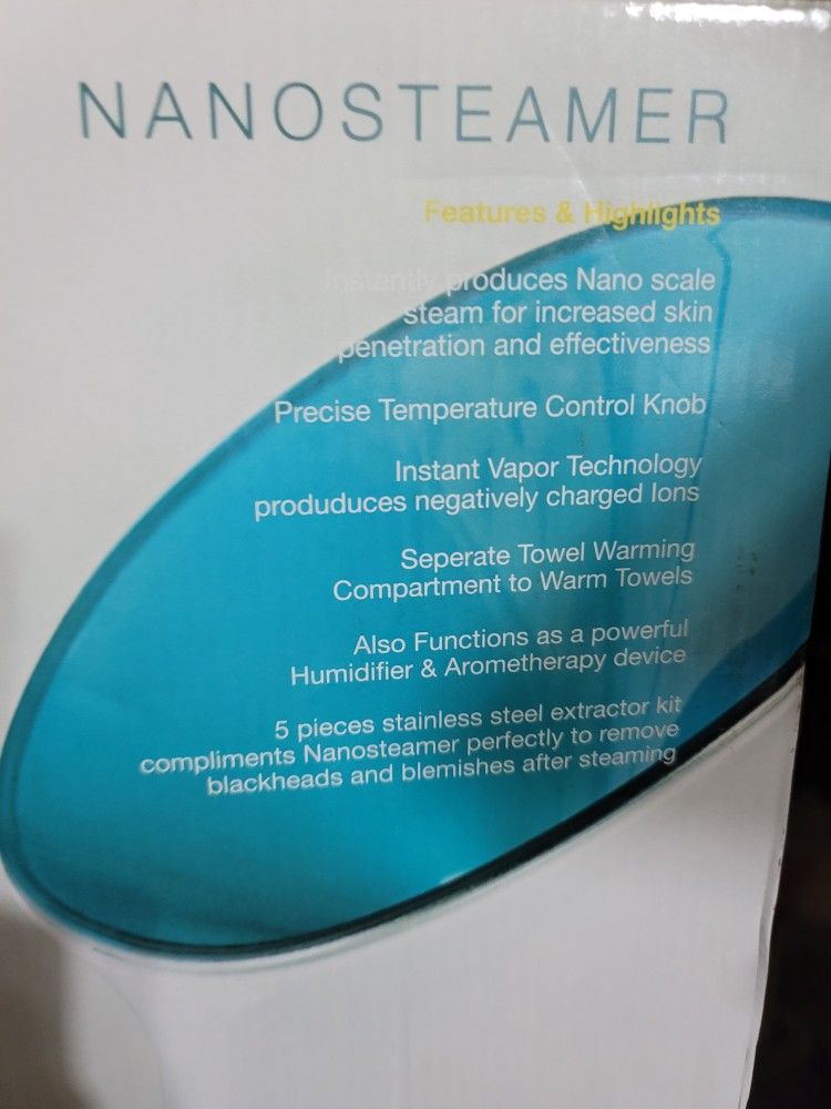 NanoSteamer Facial Steamer New